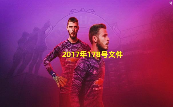 2017年178号文件