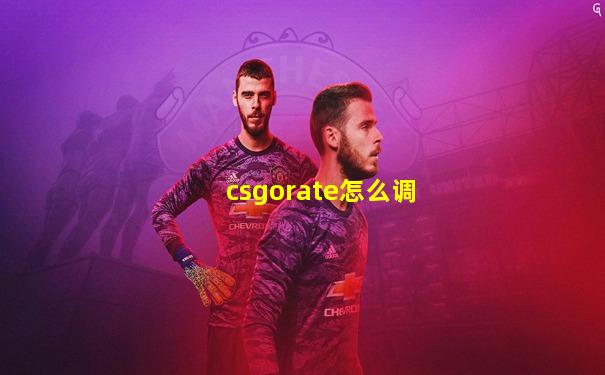 csgorate怎么调