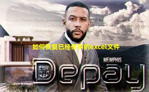 如何恢复已经保存的excel文件