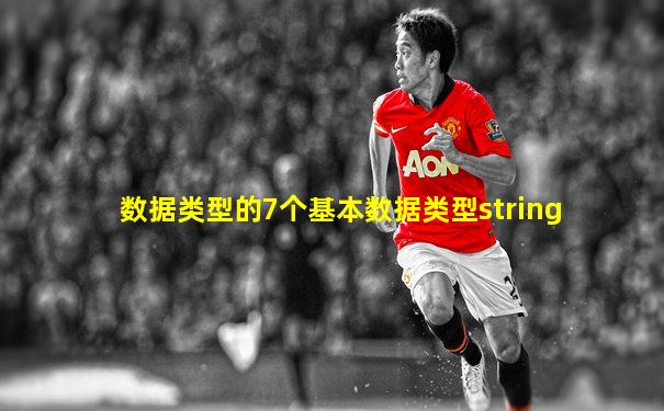 数据类型的7个基本数据类型string