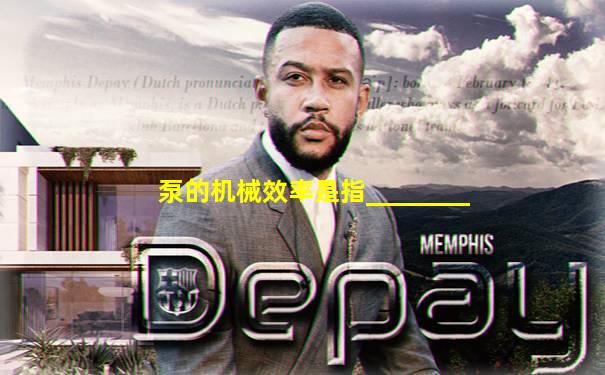 泵的机械效率是指________