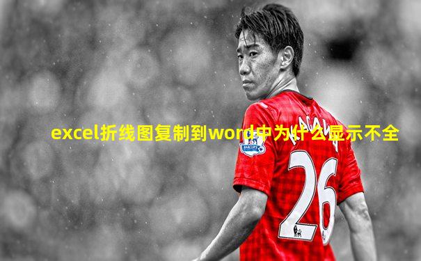 excel折线图复制到word中为什么显示不全