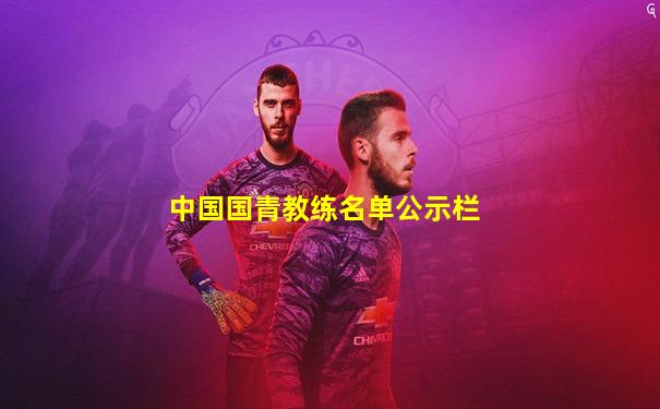 中国国青教练名单公示栏