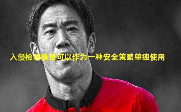 入侵检测是否可以作为一种安全策略单独使用